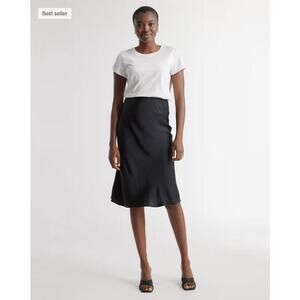 Quince 100% Washable Silk Skirt XS NWT